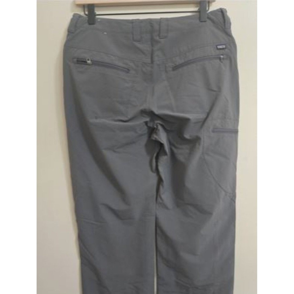 Patagonia Rock Guide Pants Women's 10 Gray Hiking Stretch Nylon Straight Leg - Picture 4 of 11